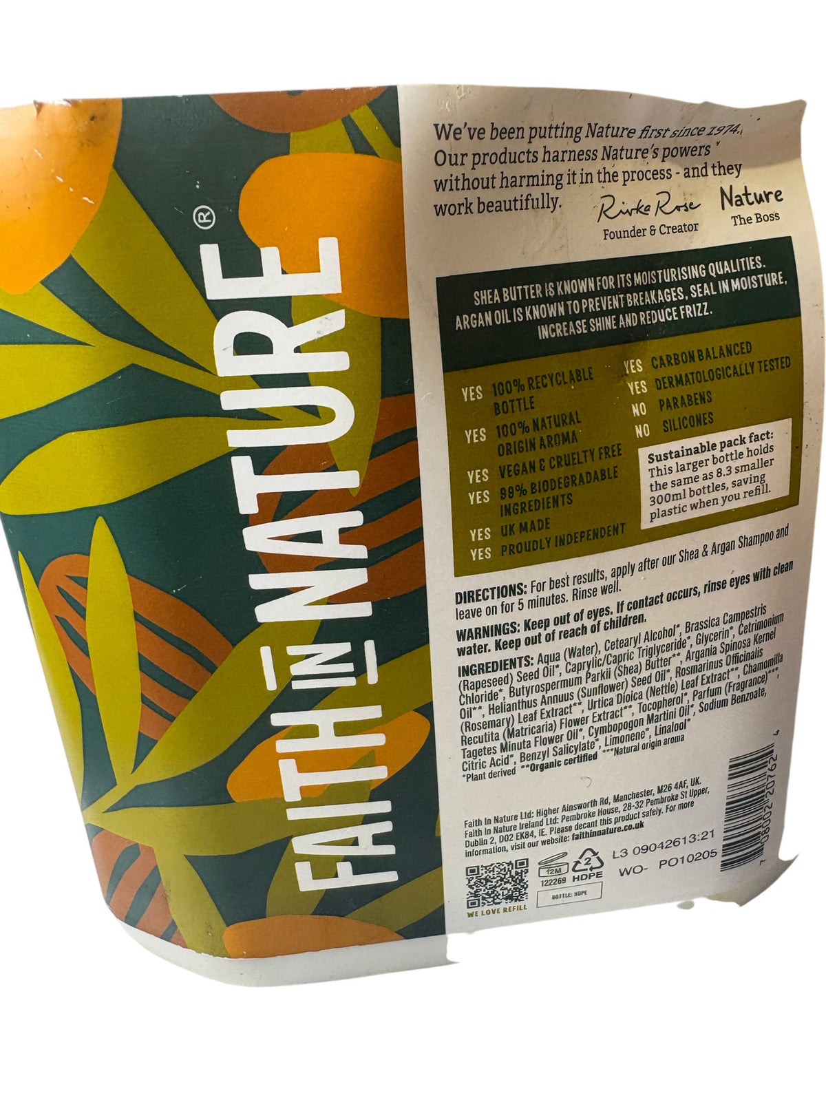 Faith In Nature Moisturising Conditioner 2.5L