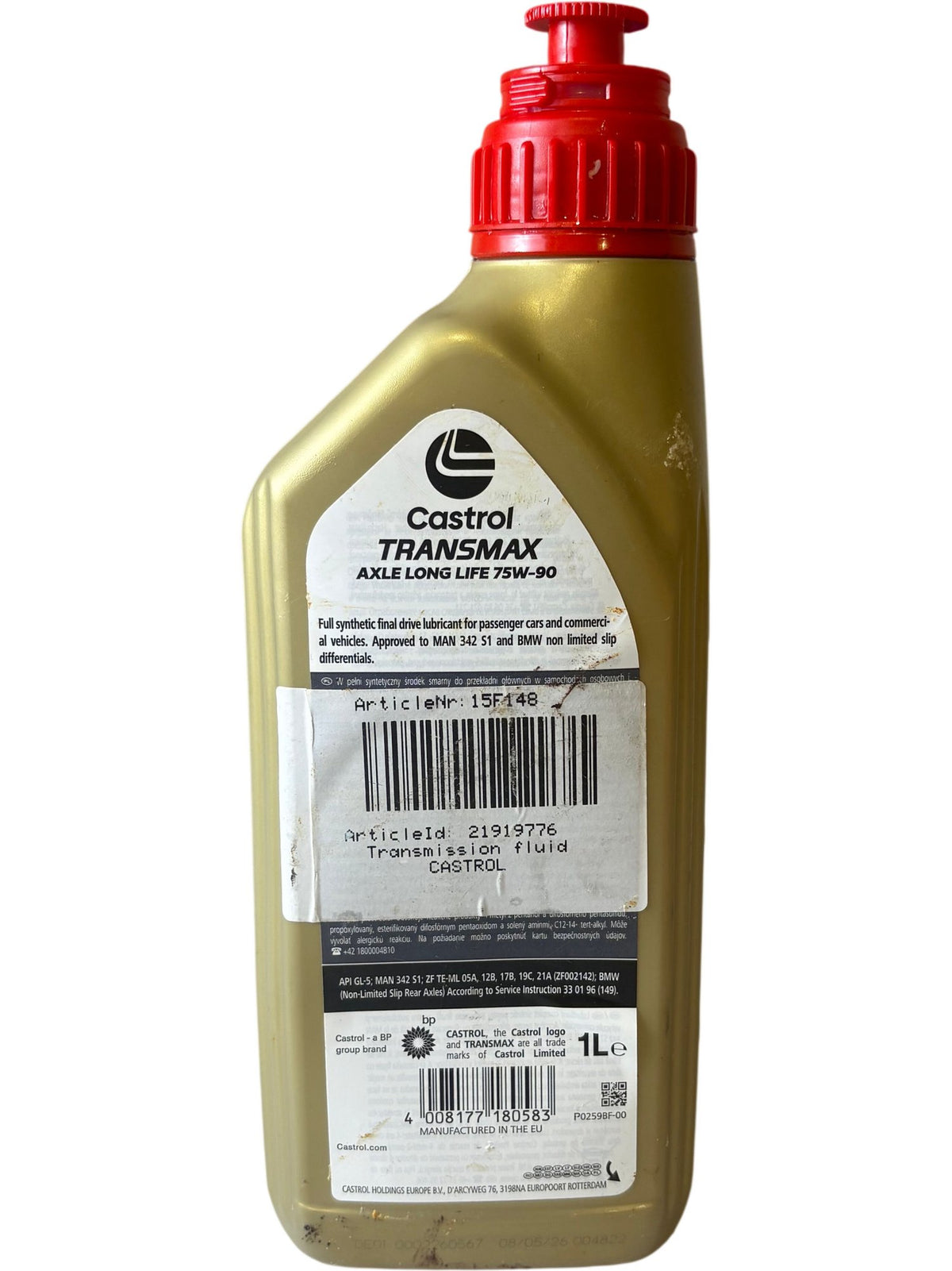Castrol Transmax Axle Long Life 75W-90 1L
