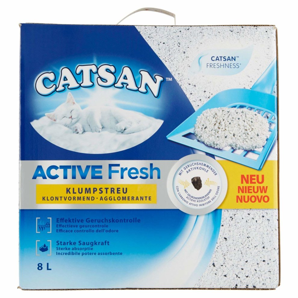 8L Active Fresh Clumping Litter Catsan Cat Litter