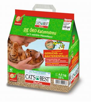 Cat's Best Original Cat Litter - 10l (approx 4.3kg)