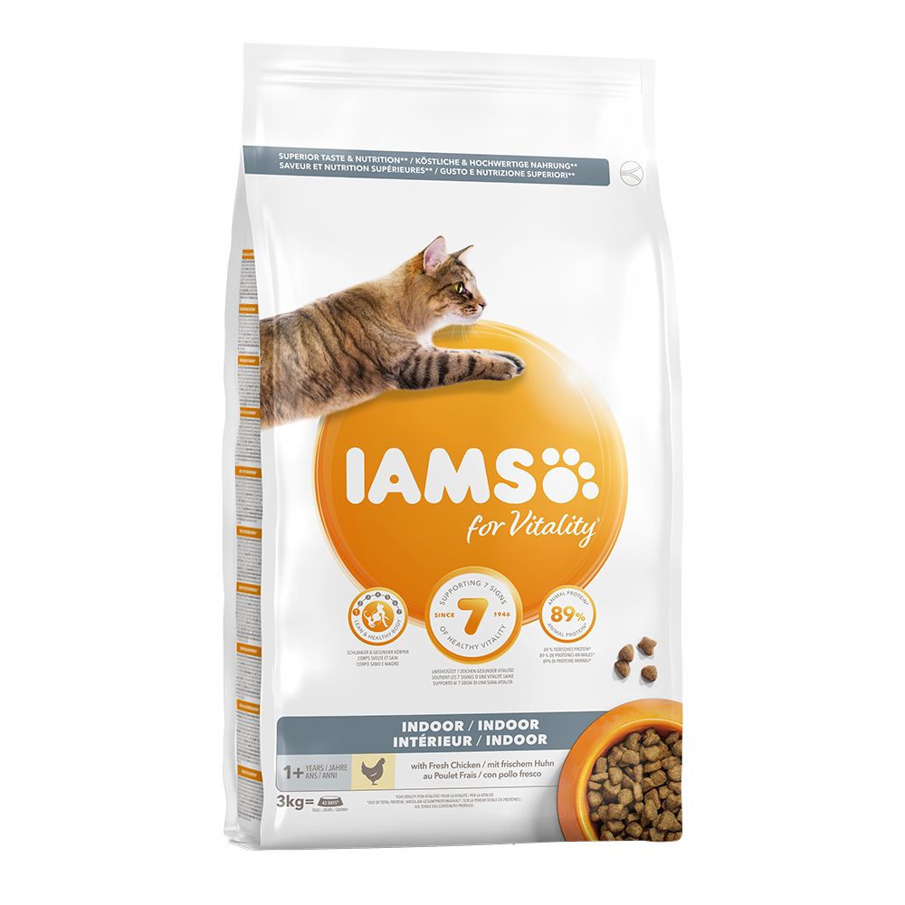 IAMS Advanced Nutrition Indoor Cat with Chicken - 3kg