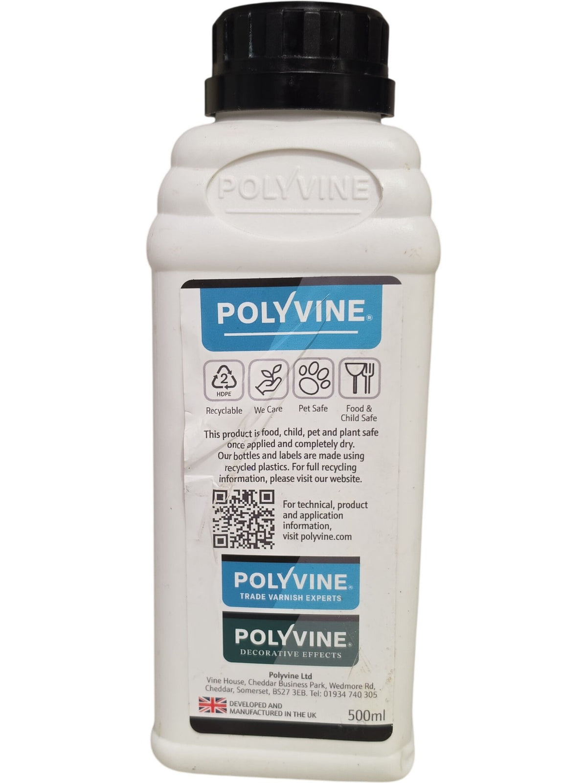 Polyvine | Decorators Varnish | Satin Clear | 500ml