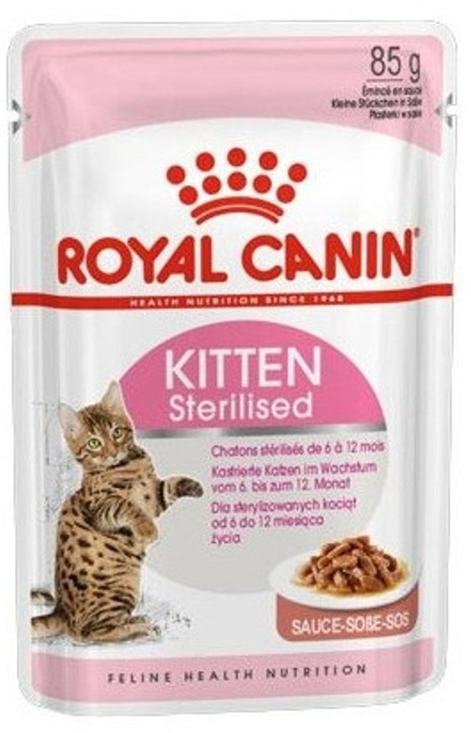 Royal Canin Sterilised Kitten in Gravy - 12 X 85g