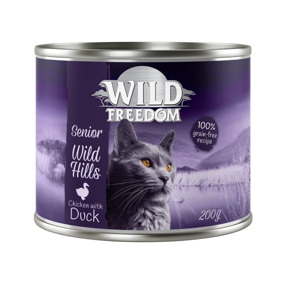 Wild Freedom Senior 6 X 200g - Wild Hills - Duck & Chicken