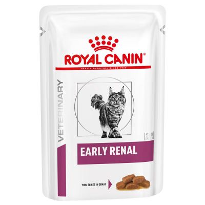 Royal Canin Veterinary Diet Feline Early Renal Wet Cat Food Pouches (12 X 85g Pouches)