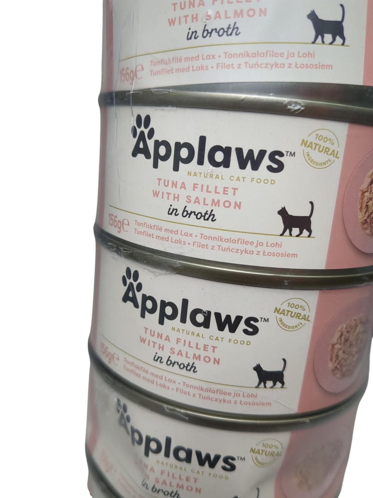 Applaws | Tuna Fillet with Salmon in Broth | 156g Cans
