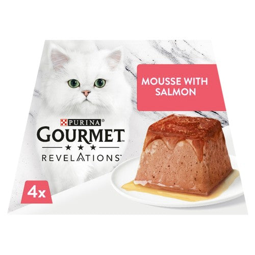 GOURMET Revelations with Salmon Adult Wet Cat Food 4x57g