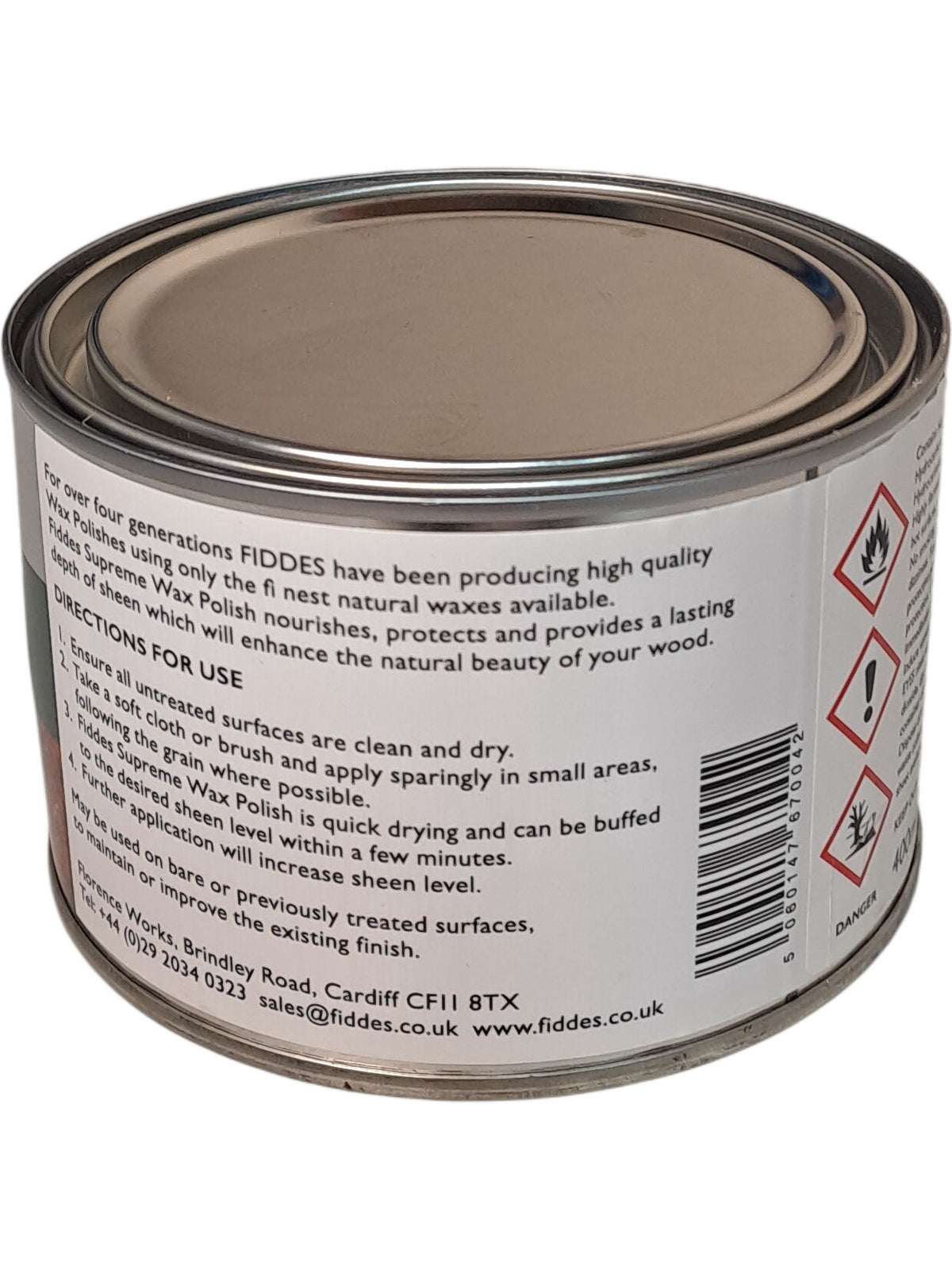 Fiddes | Supreme Wax Polish Rugger Brown | 400ml
