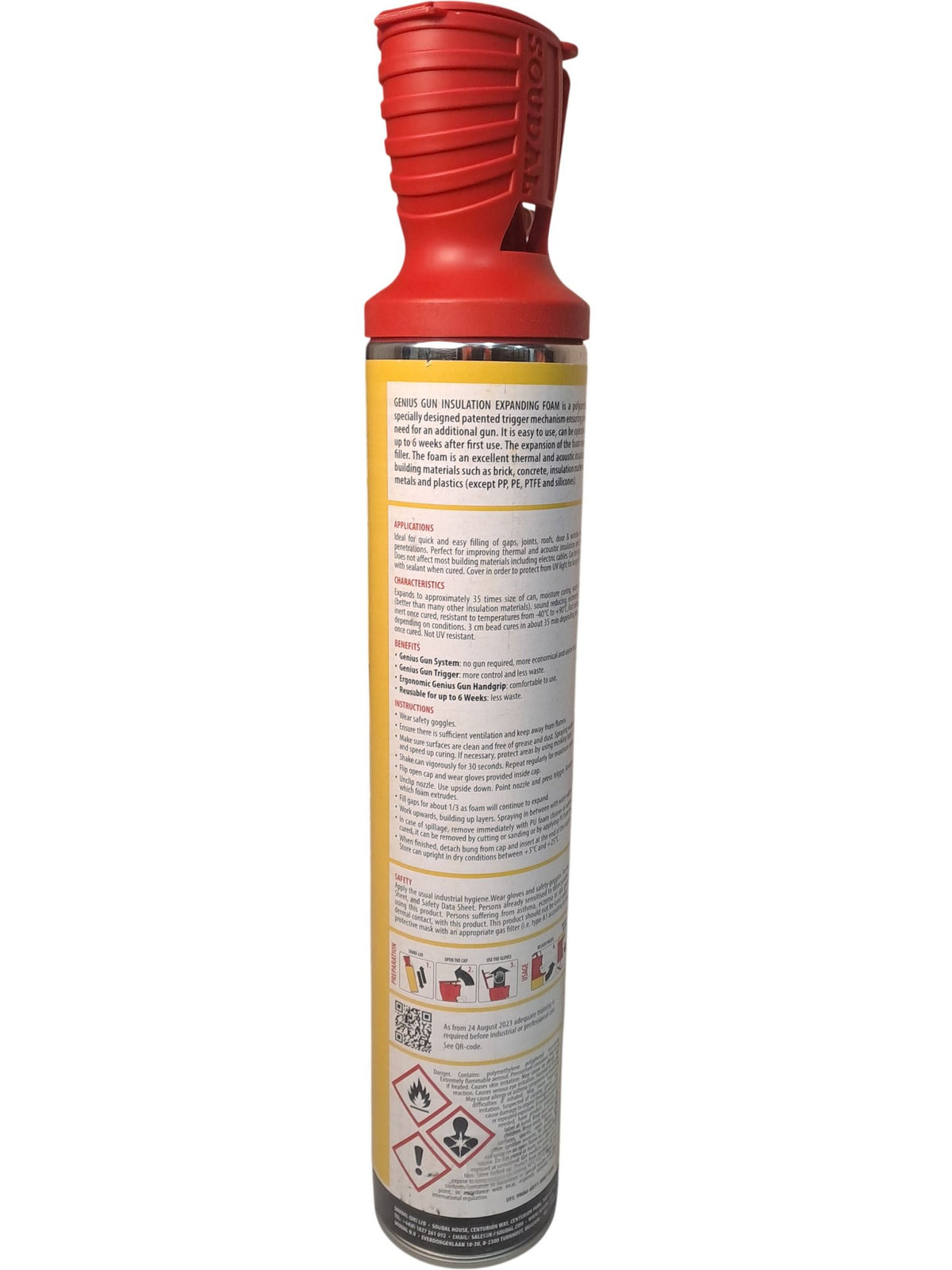 Soudal | Insulation Expanding Foam | Genius Gun | 750ml