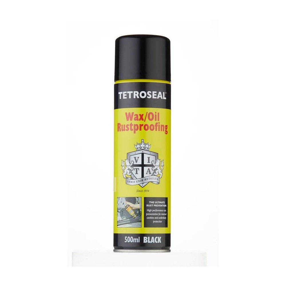 Tetroseal| Wax/Oil Rustproofing| Black| 500ml
