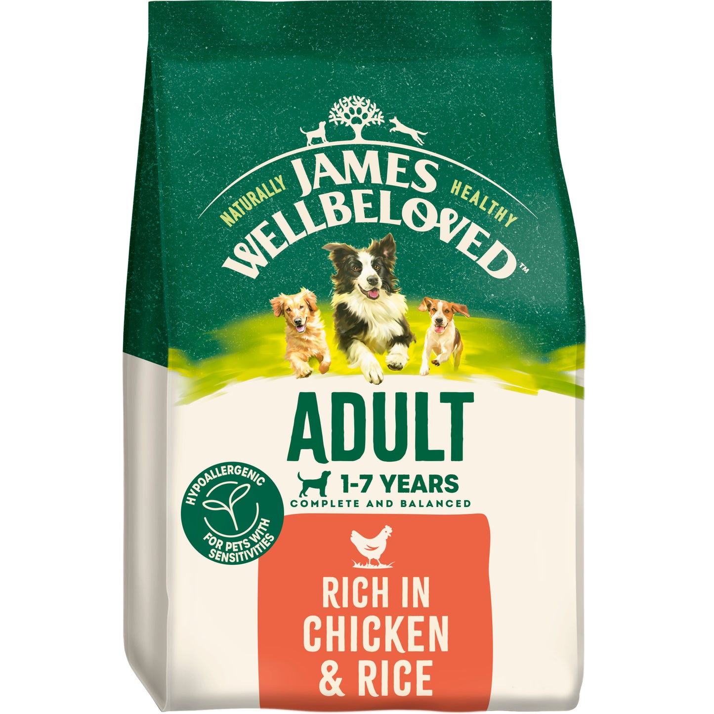 James Wellbeloved Adult | Chicken & Rice | 15kg