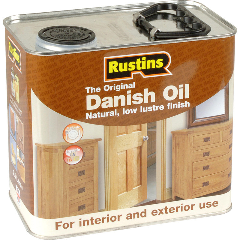 Rustins| Danish Oil-Low Lustre-2.5L