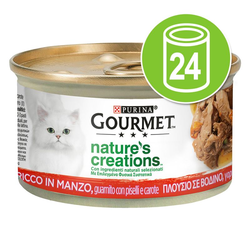 Imperfect Picks Reboxed Purina - Gourmet Nature's Creations - Lucky Dip - Cat Food (Wet) 24 x 85g