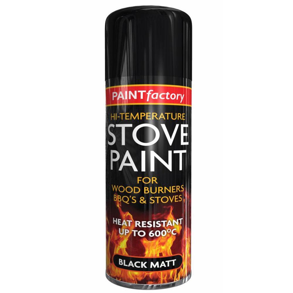 Paint Factory| Stove Paint| Heat Resistant| Black Matt |220g