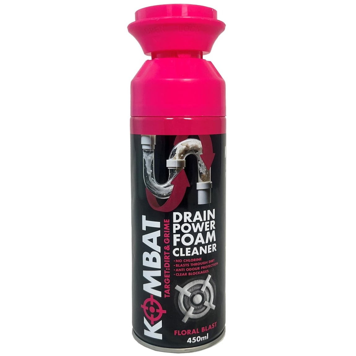 Kombat| Drain Power Foam Cleaner| 450ml