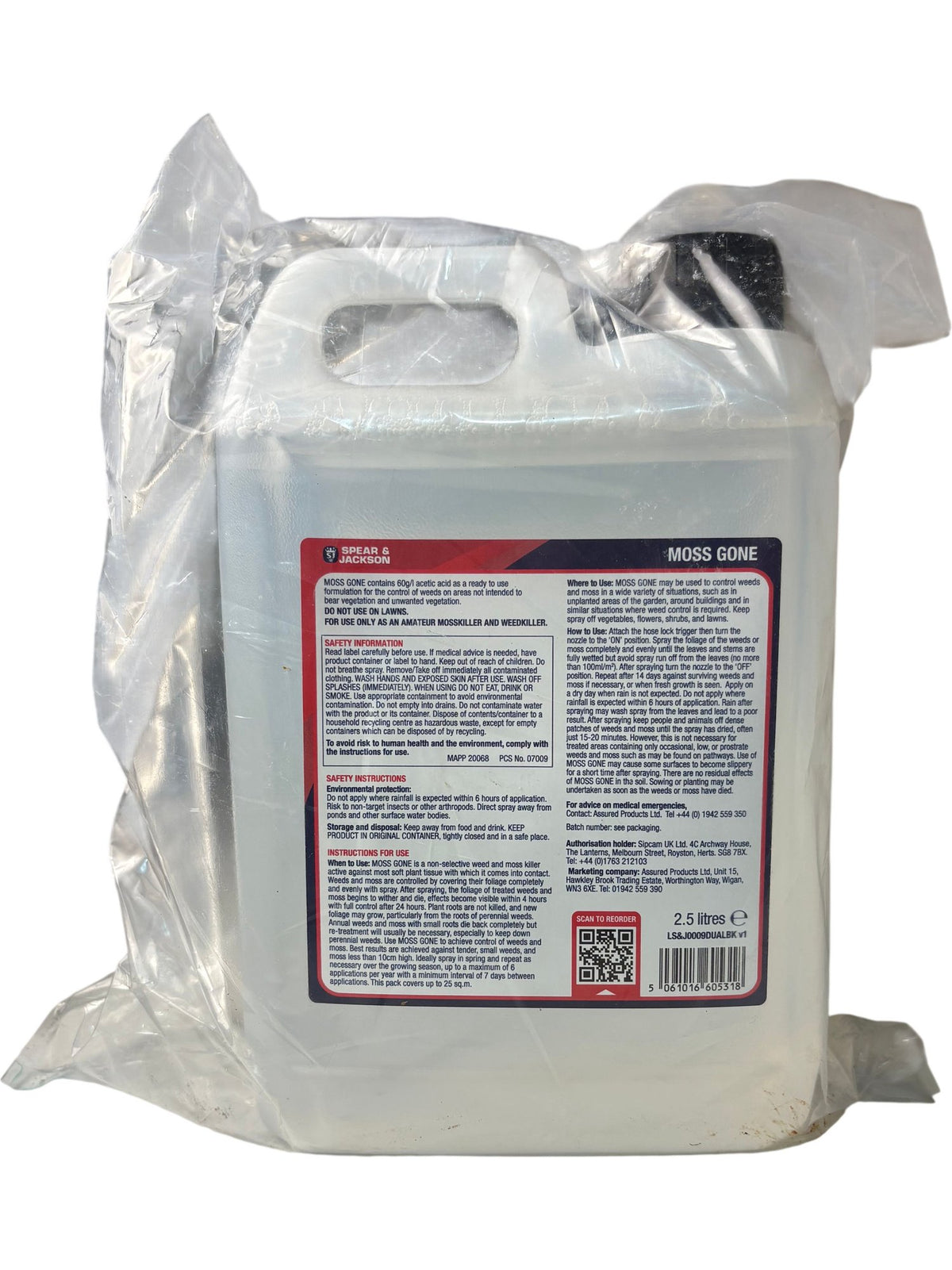 Spear & Jackson | Moss Gone | 2.5 Litres