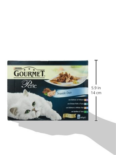 Gourmet Perle Seaside Duo in Gravy Wet Cat Food (12x85g)