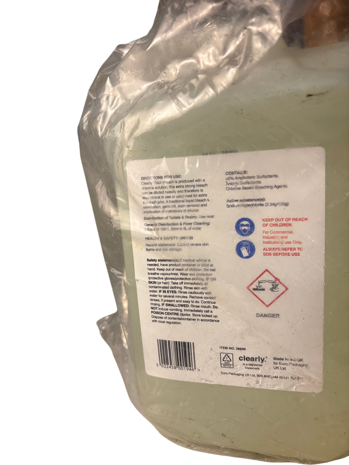 Clearly Thick Bleach 5L