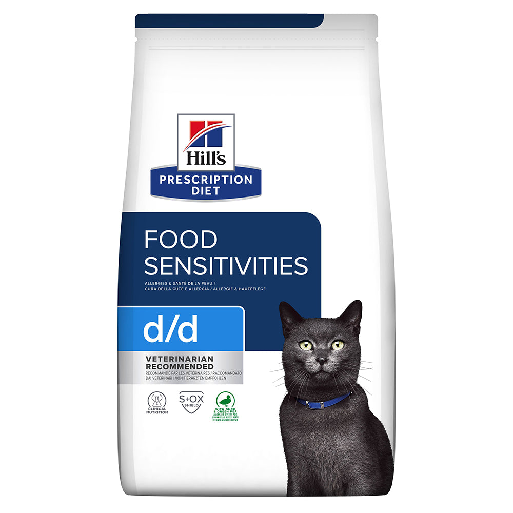 Hill's Prescription Diet Feline - D/d Food Sensitivities - Duck & Green Peas 3kg