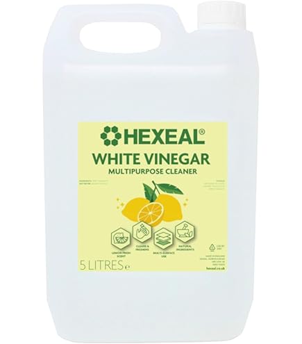 Hexeal| White Vinegar| Lemon Fresh Scent| 5L
