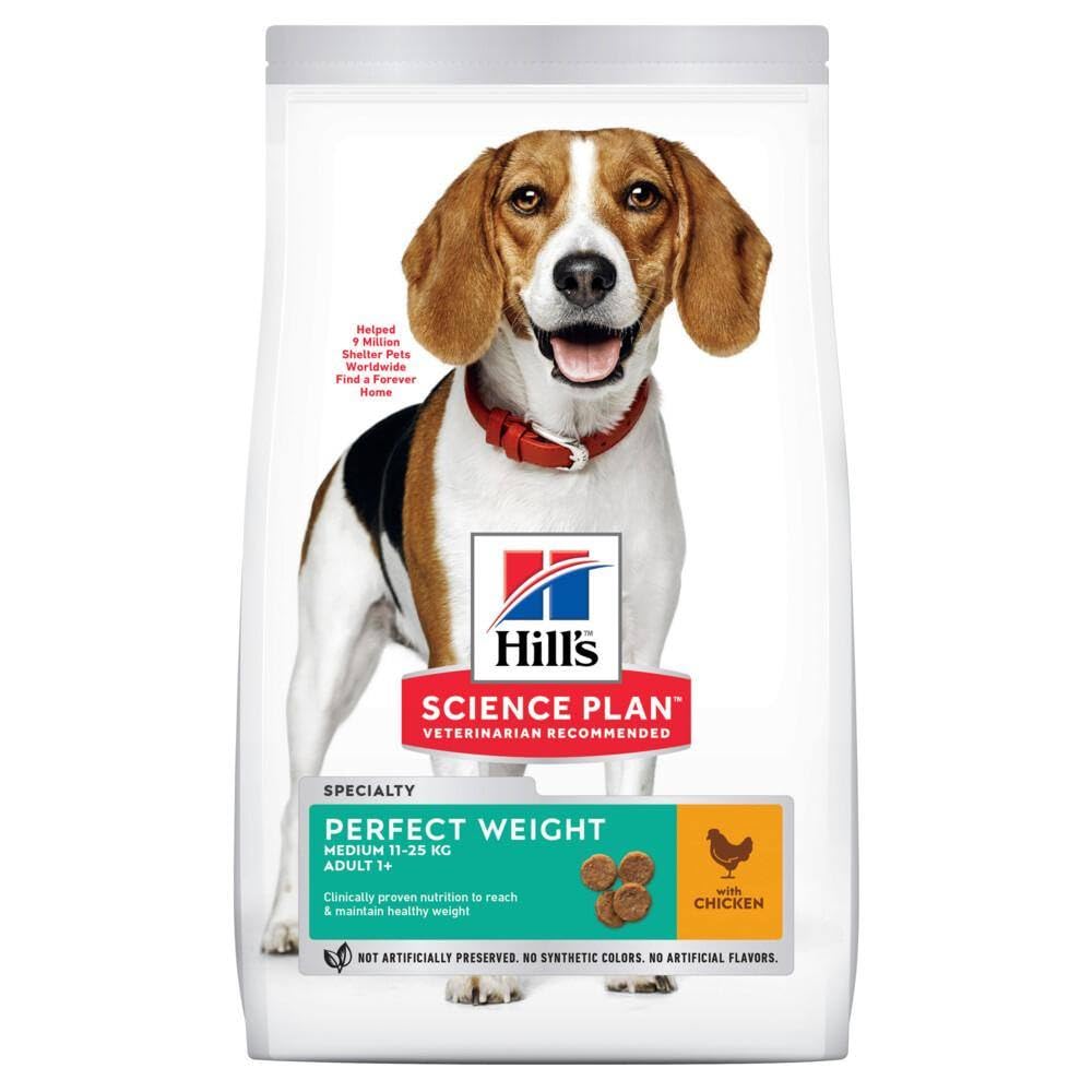 Hill's| Medium Adult Dog- Perfect Weight-Chicken- 2kg