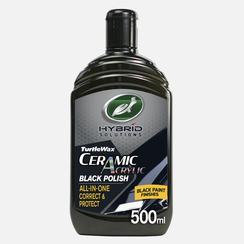 2 x 500ml| Turtlewax| Ceramic Acrylic Black Polish