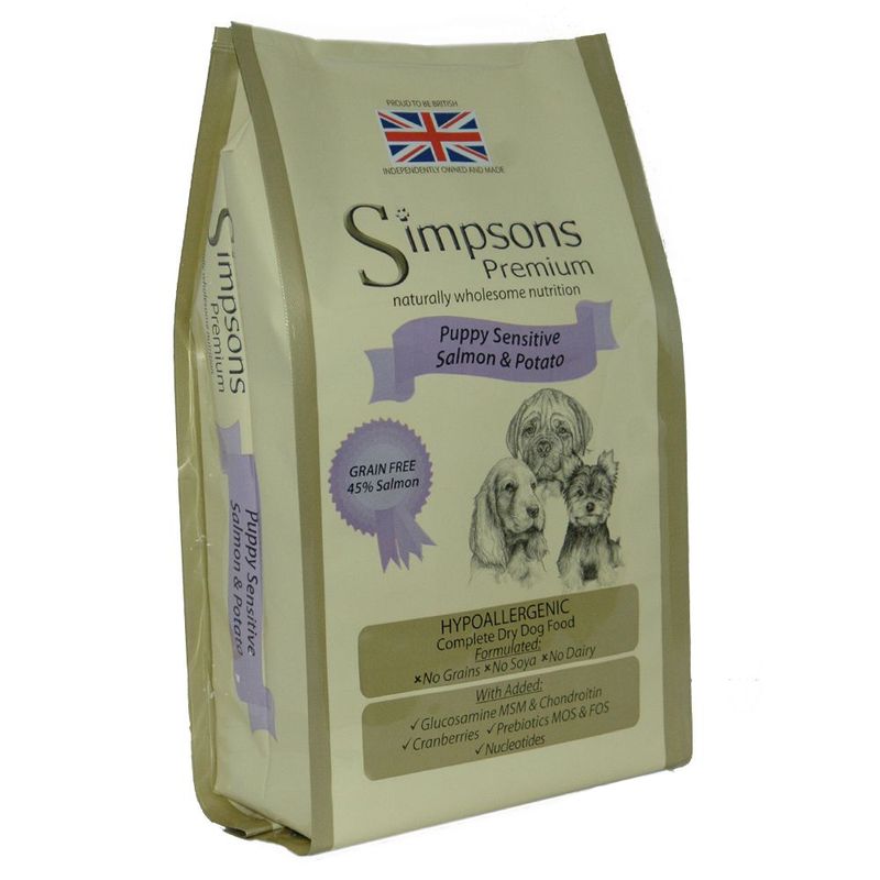 Simpsons| Puppy Sensitive- Salmon & Potato- 12kg