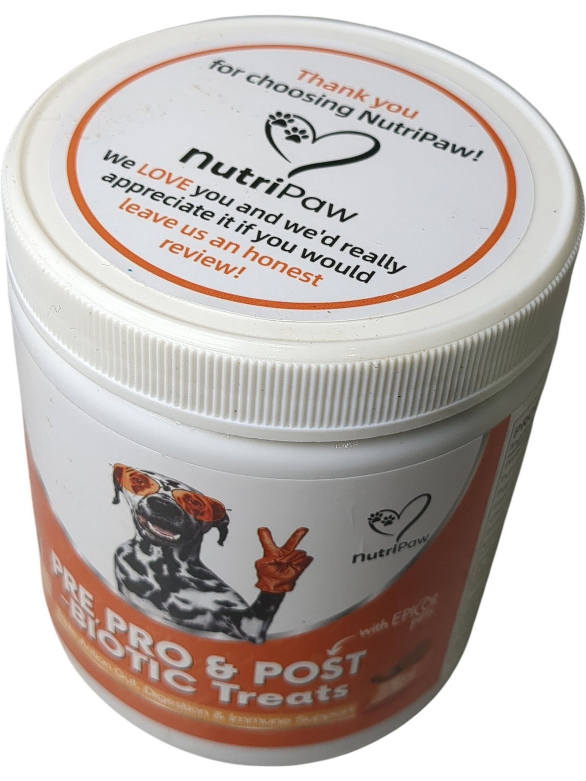 Nutripaw | Pre, Pro & Post Biotic Treats | 120 Chews | 300g