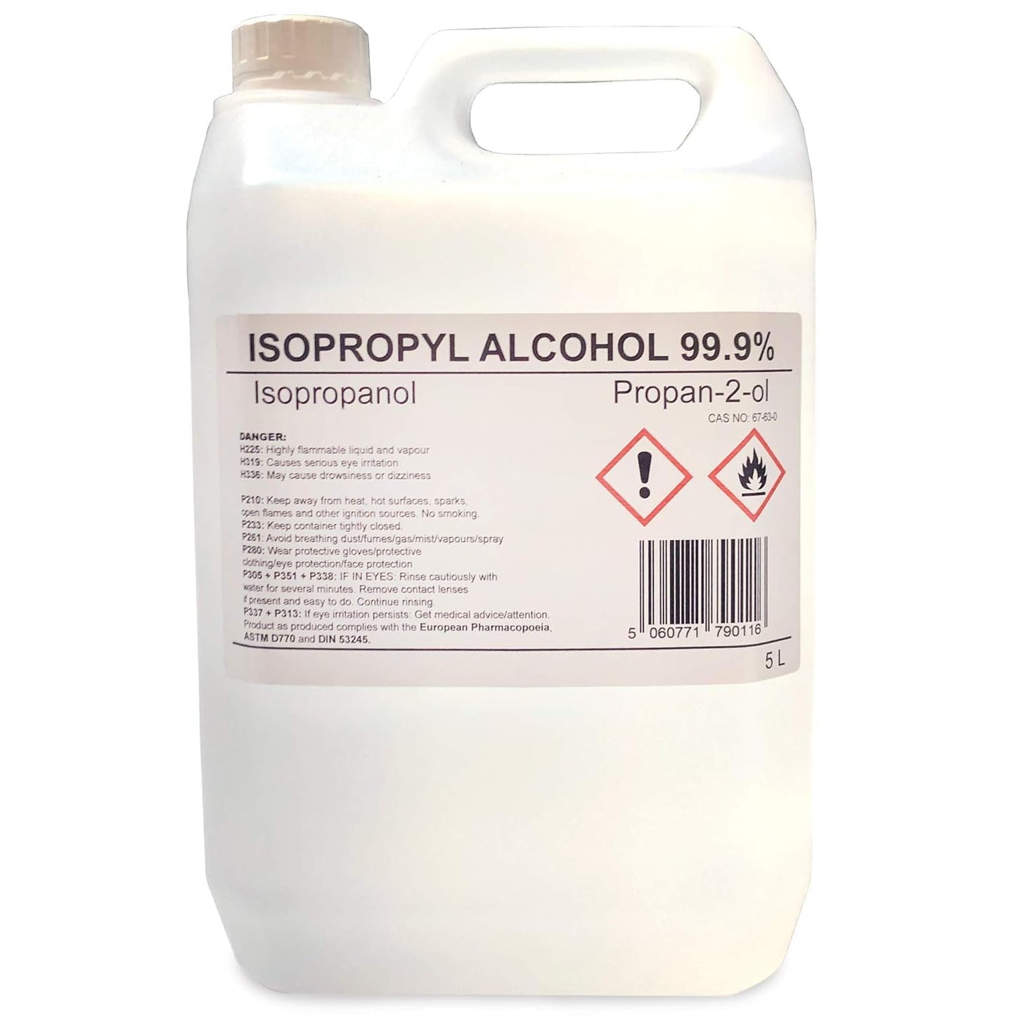 Sanitirex| Isopropyl Alcohol 99.9%|5L