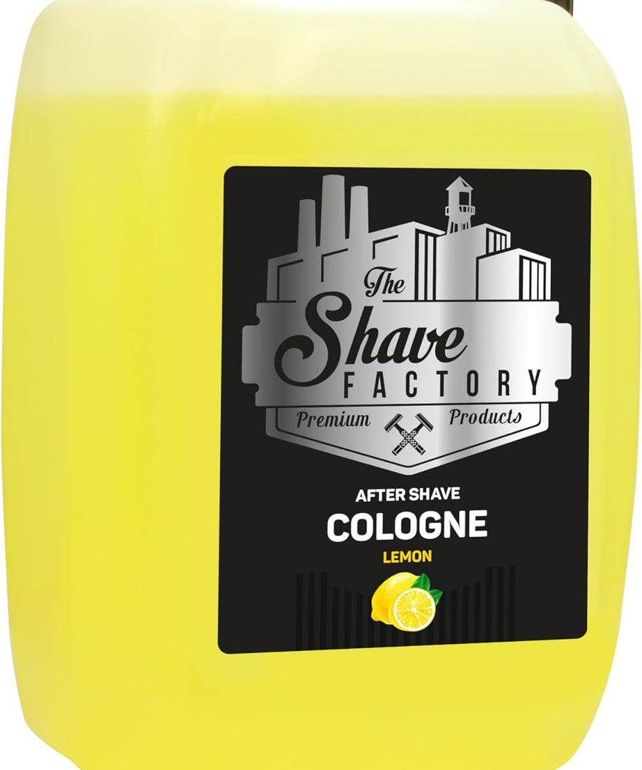 The Shave Factory| Aftershave Cologne- Lemon-5L