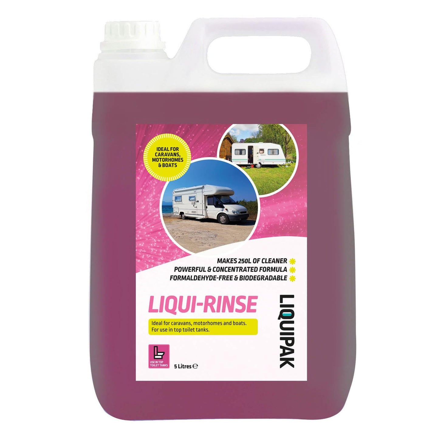 Liquipak| Liqui-Rinse For Top Toilet Tanks| 5L