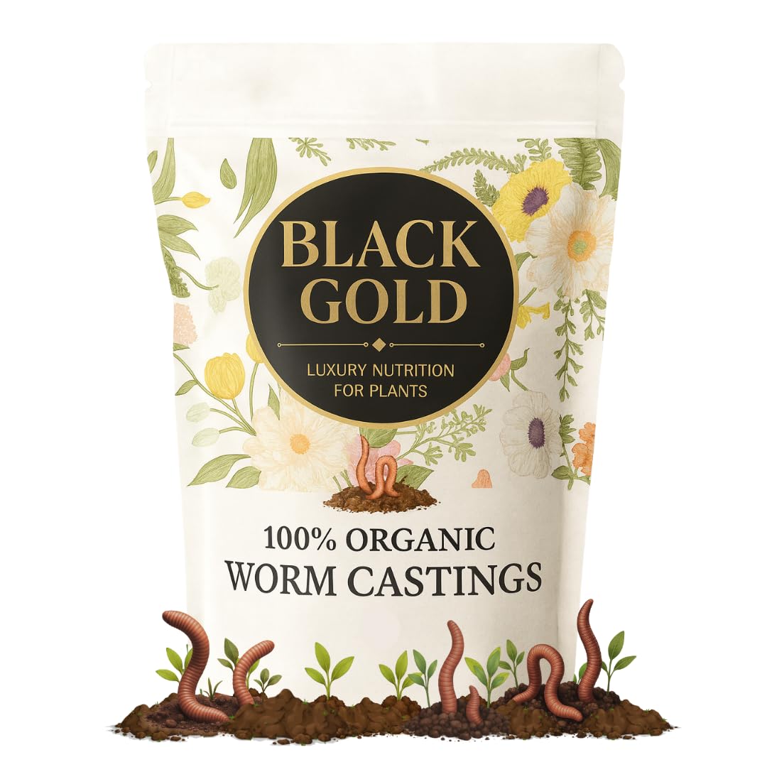 Black Gold| 100% Organic Premium Worm Castings| 10L