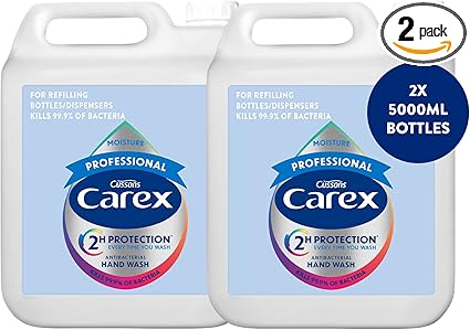 x2 BUNDLE| Carex| Moisture Hand Wash- Antibacterial-5L