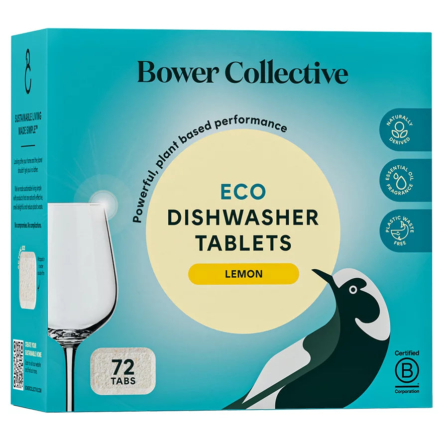Bower Collective| Eco Dishwasher Tablets-Lemon-72 Tabs