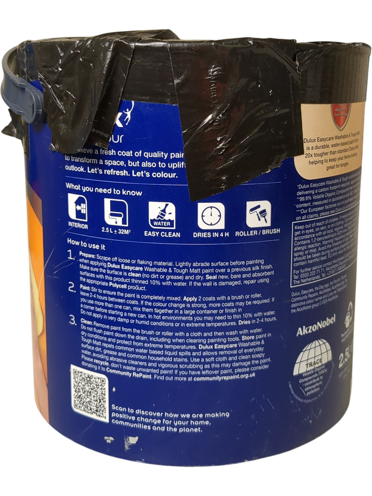 Dulux | EasyCare Washable & Tough Matt Paint | Tranquil Dawn | 2.5L