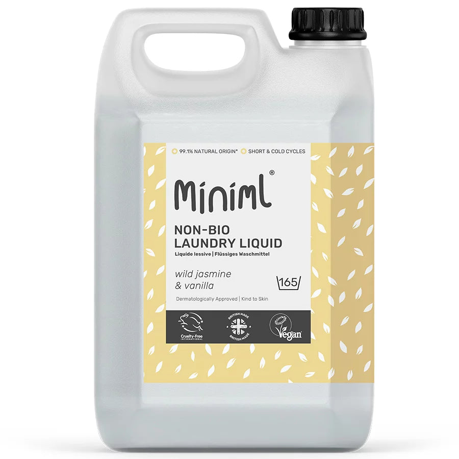 Miniml| Non Bio Laundry Liquid- Wild Jasmine & Vanilla- 5L