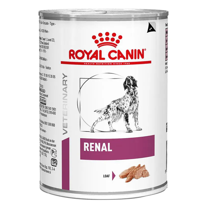 Royal Canin Renal Veterinary Health Nutrition Wet Dog Food 12 X 410g