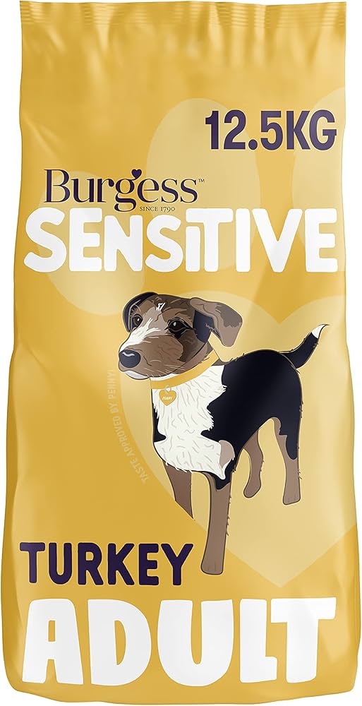 Burgess | Sensitive | Adult 1+ | Turkey | 12.5kg