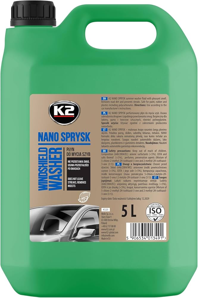 K2| Nano Sprysk| Windsheild Washer-5L