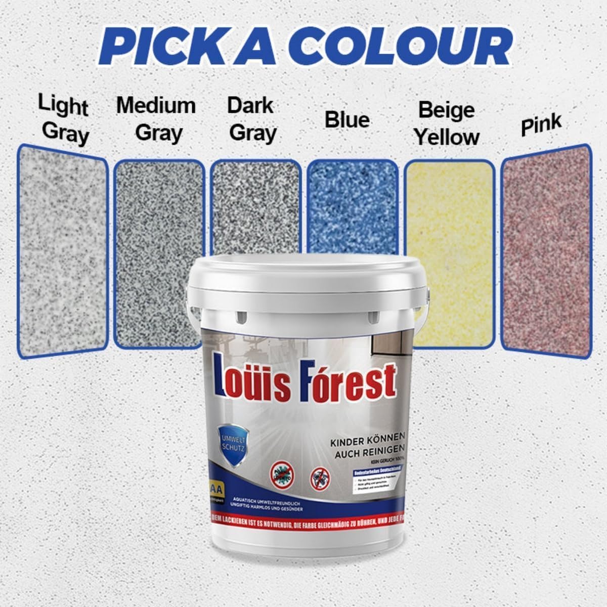 Louiis Forest|Epoxy Colored Levelling|White Linen Grey|1kg