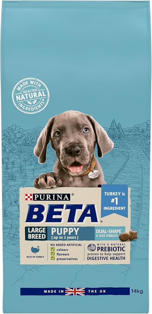 PURINA| Beta Puppy- Turkey & Lamb- Dual Shape- Digestive Health- 14kg