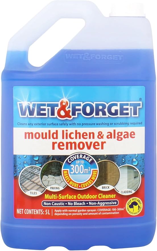 Wet & Forget| Mould,Lichen, Algae Remover-5L