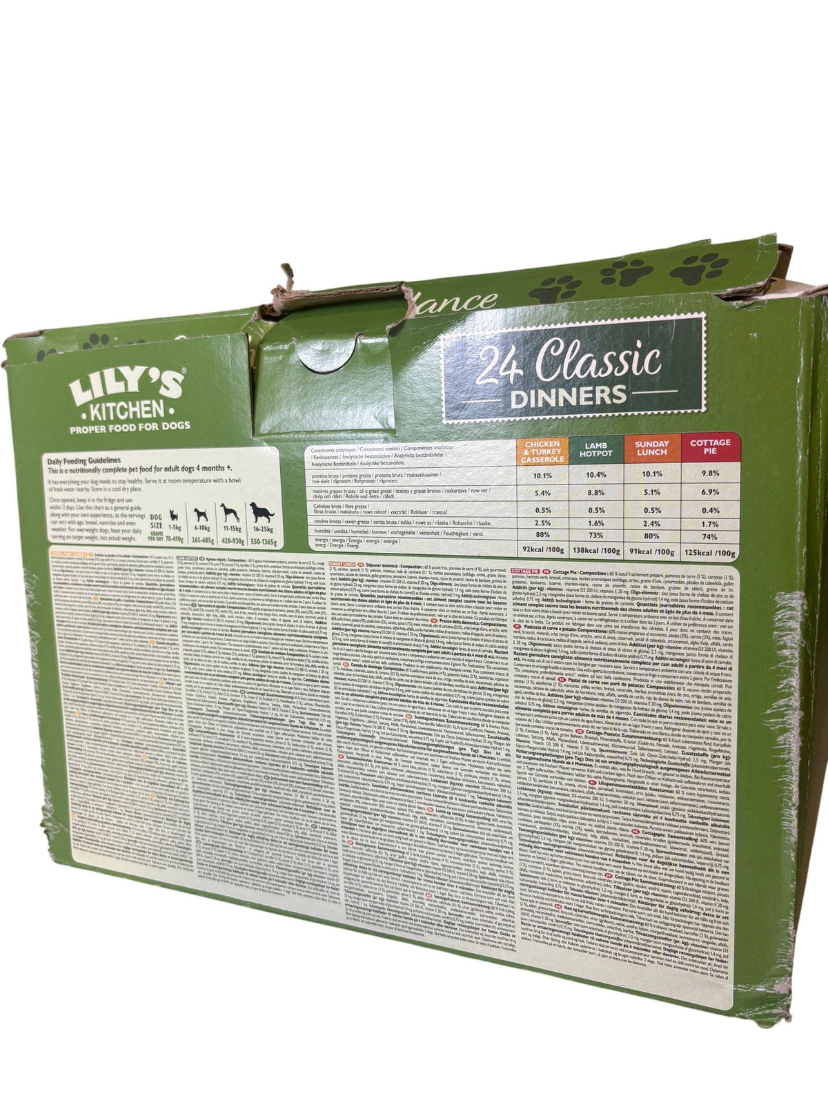 Lily's Kitchen Proper Food for Dogs 24 Classic Dinners 24x400g