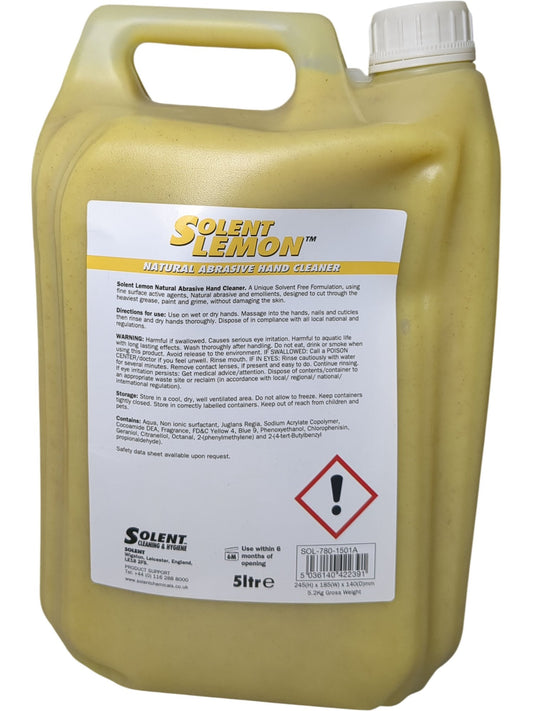 Solent | Natural Abrasive Hand Cleaner | SOL-780-1501A | 5 Litre