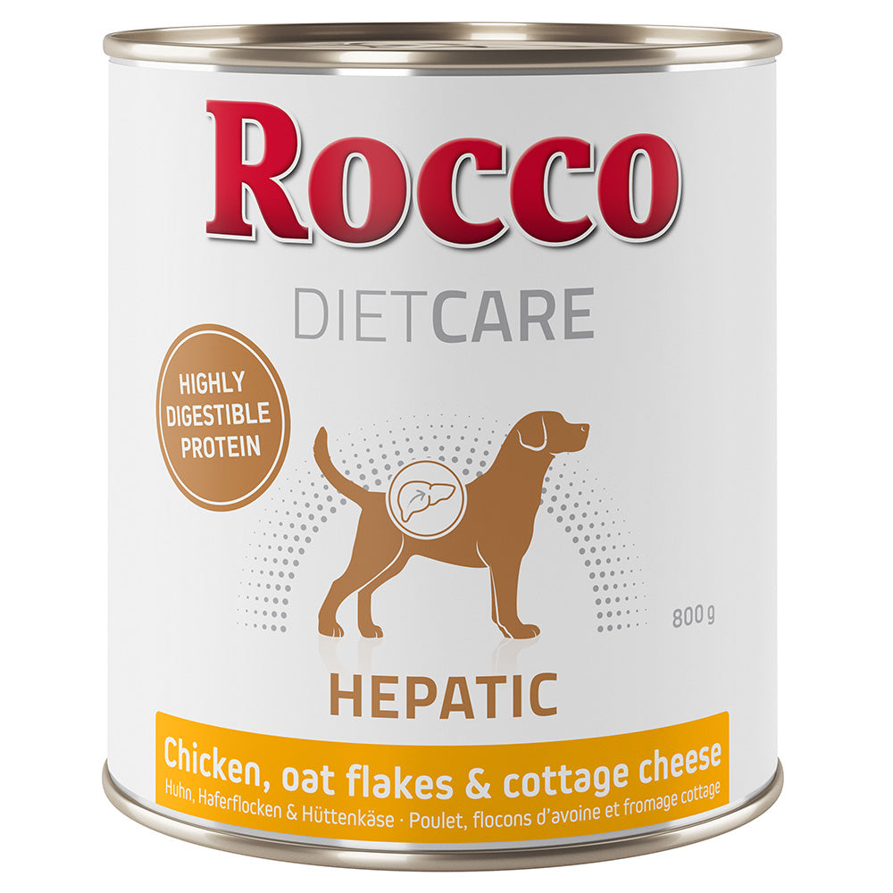 Rocco Diet Care Hepatic, Chicken With Oatmeal And Cottage Cheese - 12 X 800 G