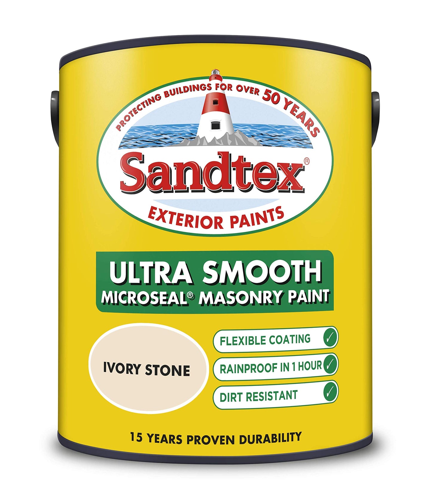 Sandtex| Microseal Smooth Masonry| Ivory Stone 5L