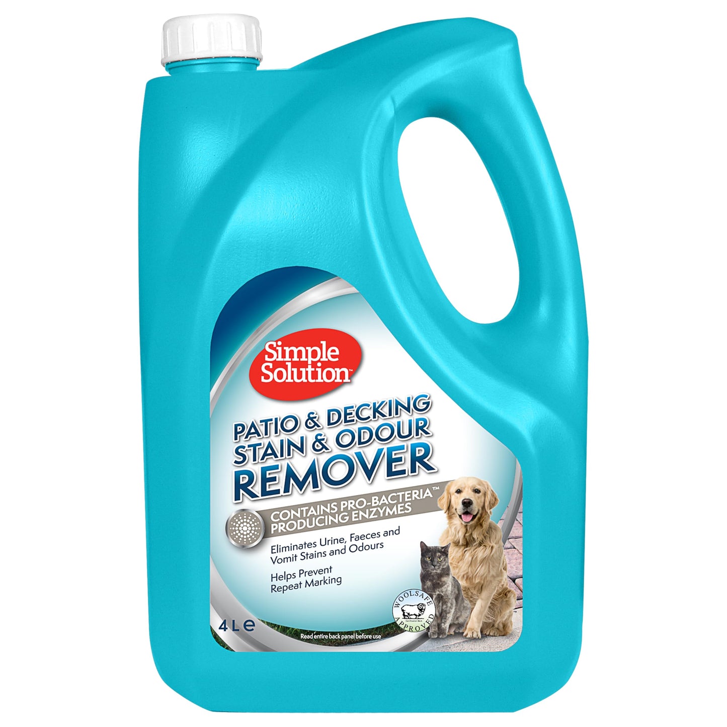 Simple Solution Patio & Decking Stain & Odour Remover 4L