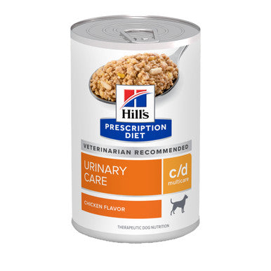 Hill's Prescription Diet C/d Multicare Urinary Care Wet Dog Food - 12 X 370g Cans