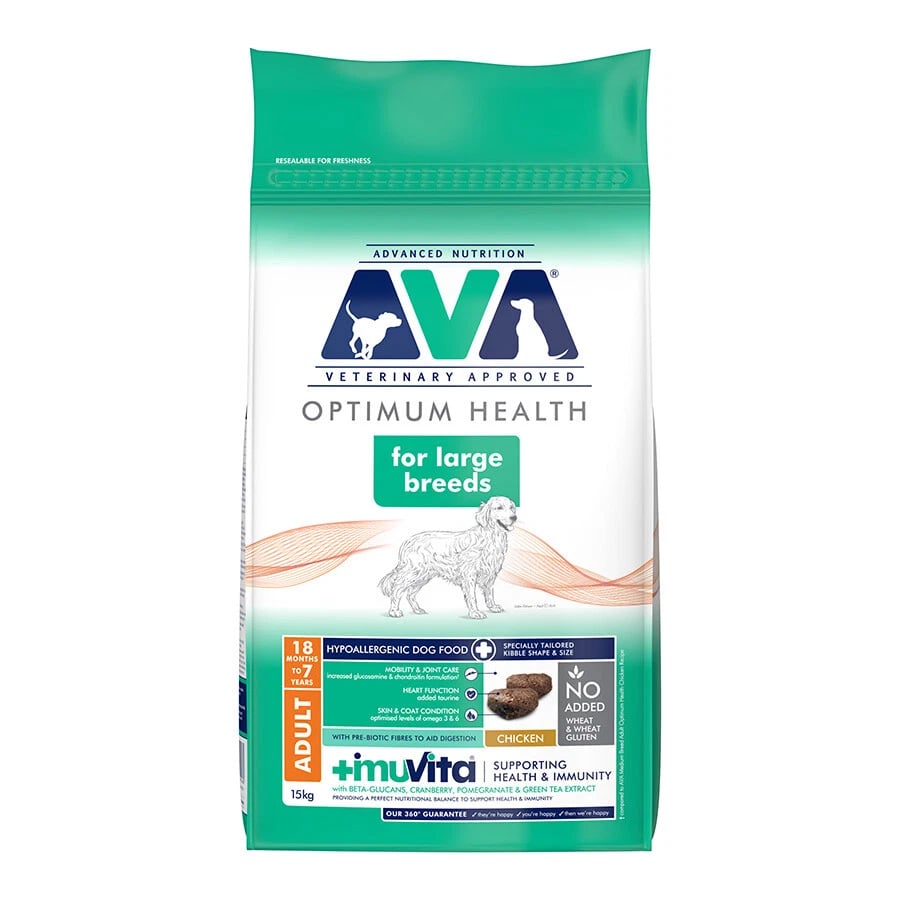 AVA | Optimum Health Dog Food | 5038124174630 | 15kg