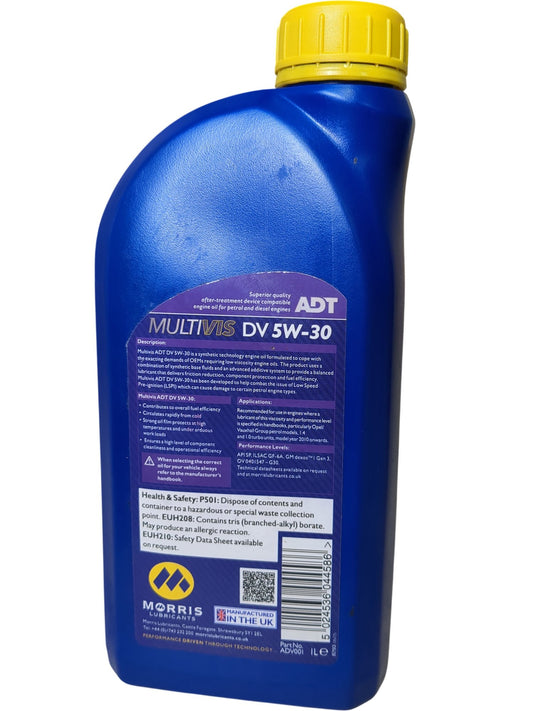 Morris | Multivis DV 5W-30 Synthetic Engine Oil | 1L